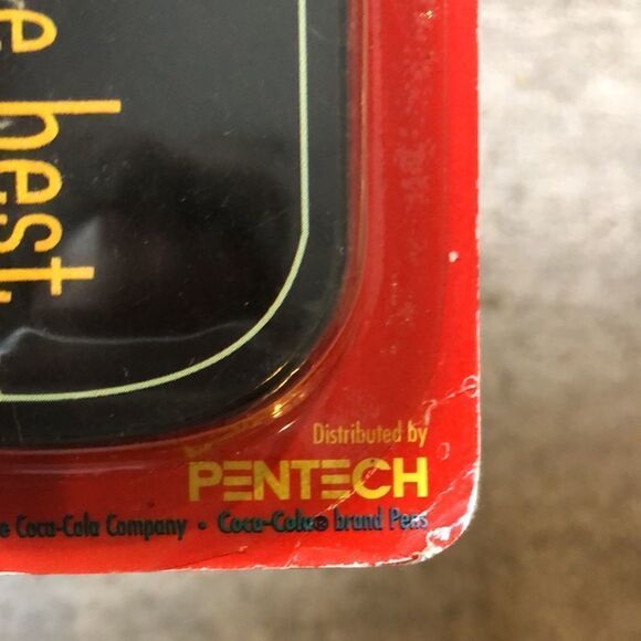 Vintage 1990’s Coca Cola Collectible Ceramic Roller Ball Pen and Santa Tin NEW - Picture 3 of 4